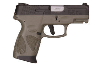 Taurus G2C 40 S&W Compact Handgun with OD green polymer frame